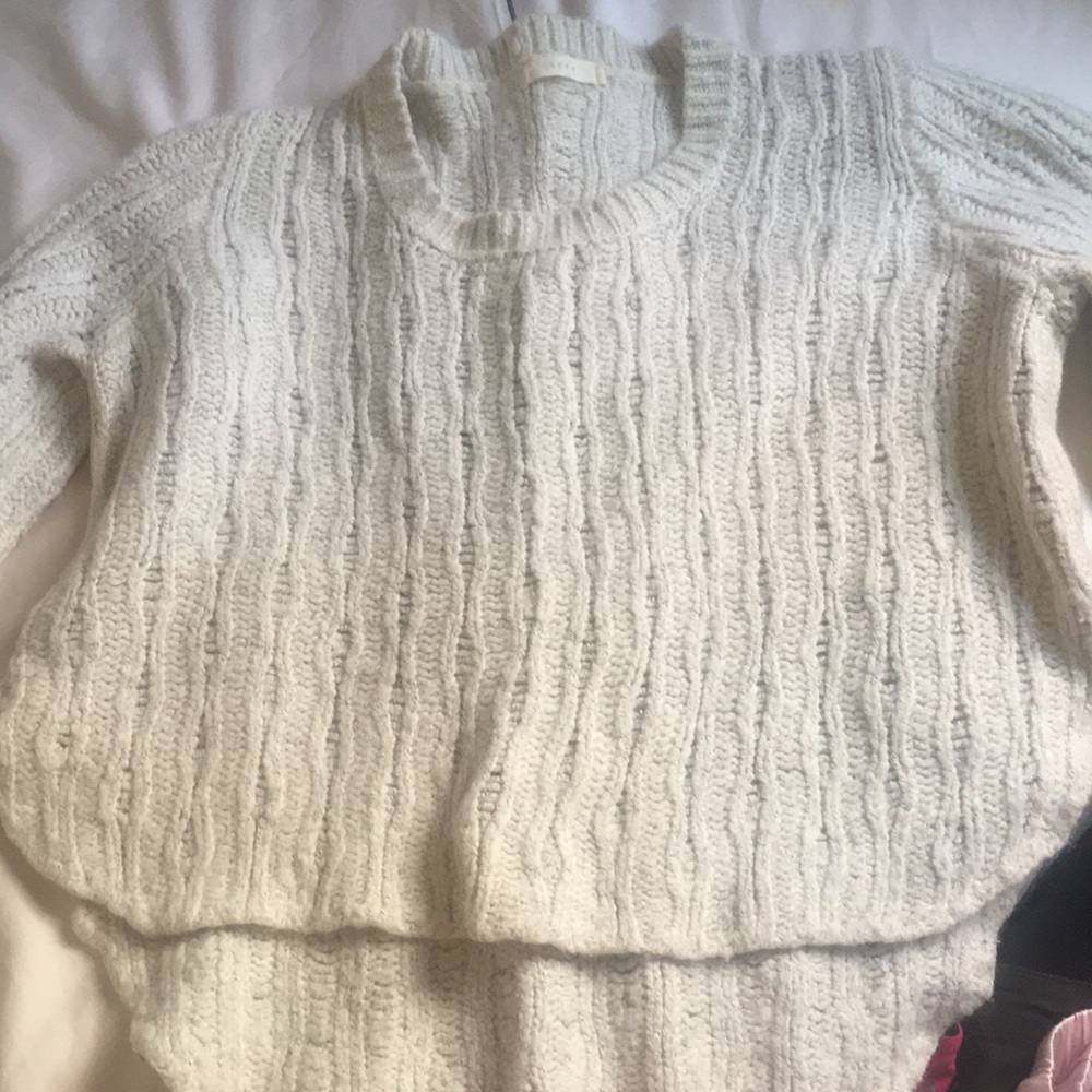 Lush sweater oatmeal size large